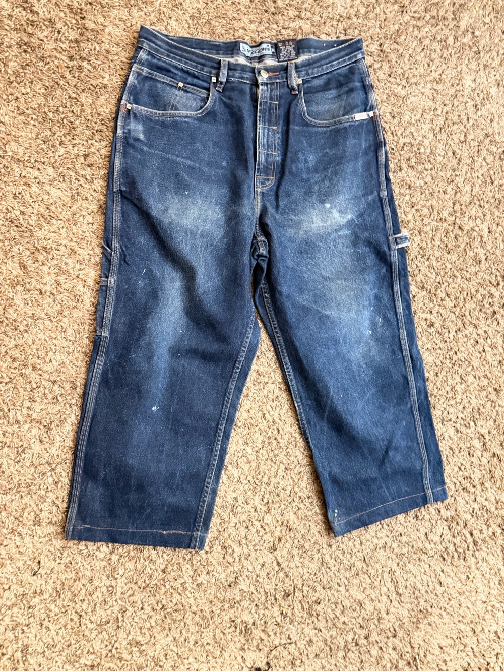 mecca Relaxed Fit Carpenter Jeans - Dark Blue